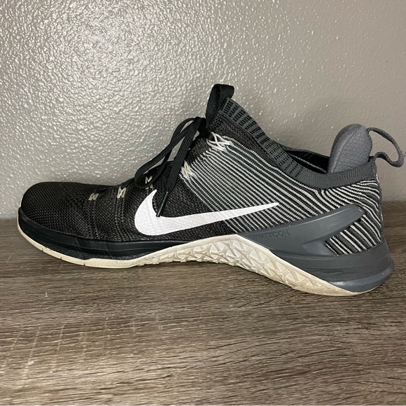 Nike Metcon DSX Flyknit 2 Shoes Men's 13 Black White CrossFit 924423-010 - Picture 14 of 15